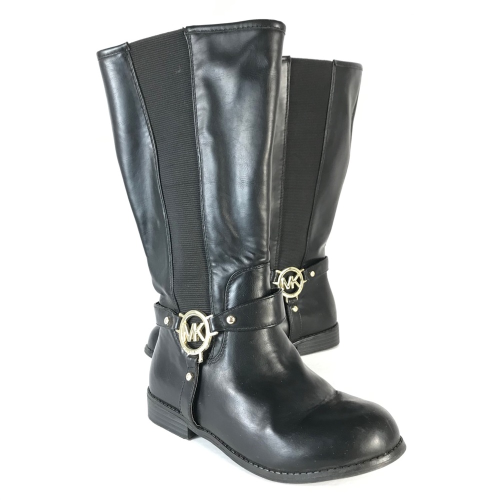 Michael kors girls faux leather boots size 2 or 33